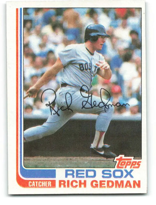 1982 Topps #59 Rich Gedman EX Excellent RC Rookie Boston Red Sox Baseball Card - Baseball Card Single