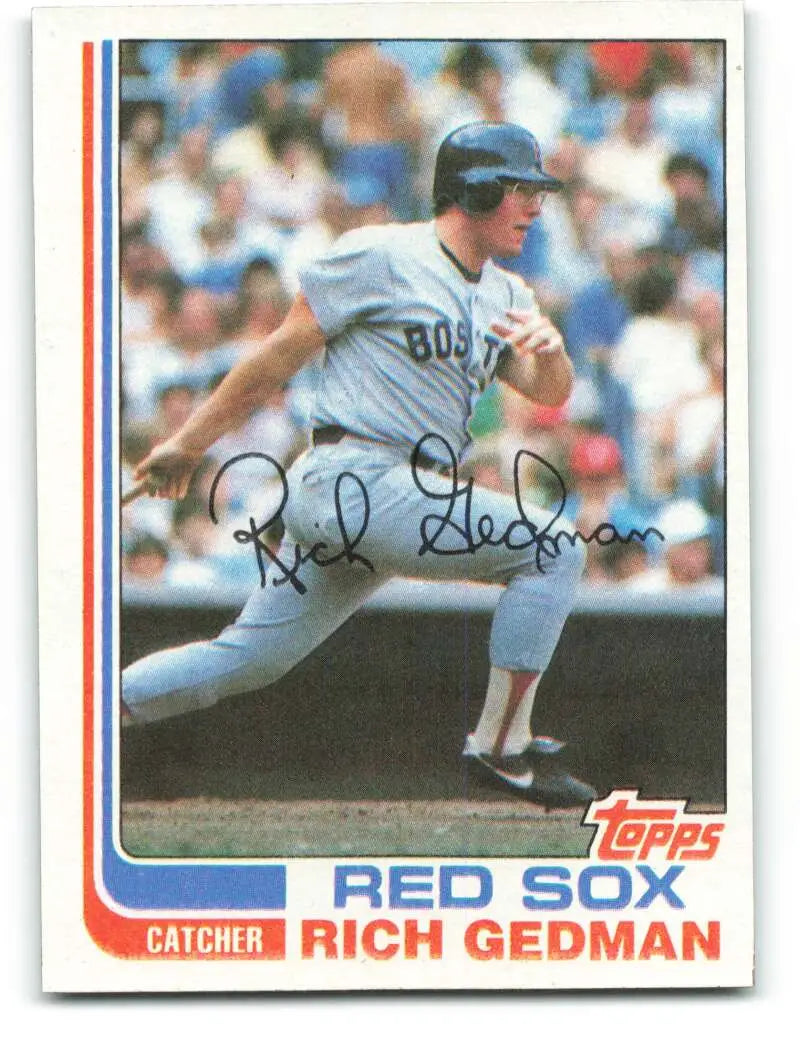 1982 Topps #59 Rich Gedman EX Excellent RC Rookie Boston Red Sox Baseball Card - Baseball Card Single