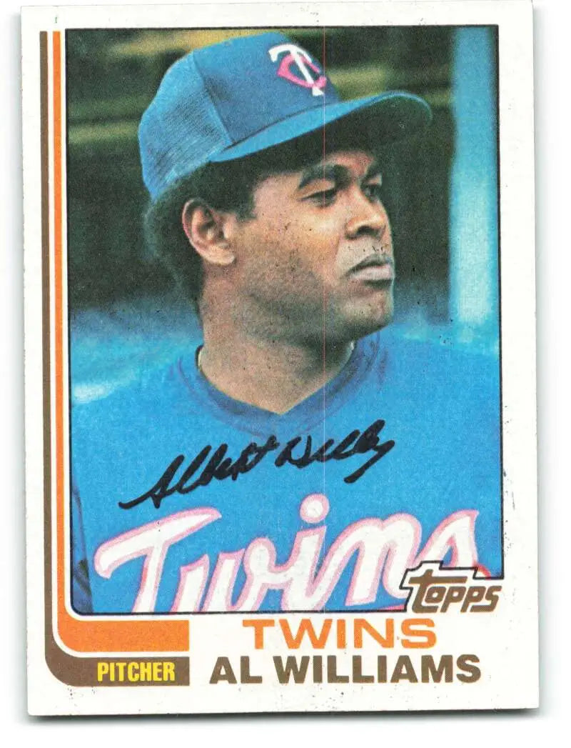 1982 Topps #69 Al Williams EX Excellent Minnesota Twins Baseball Card - Baseball Card Single