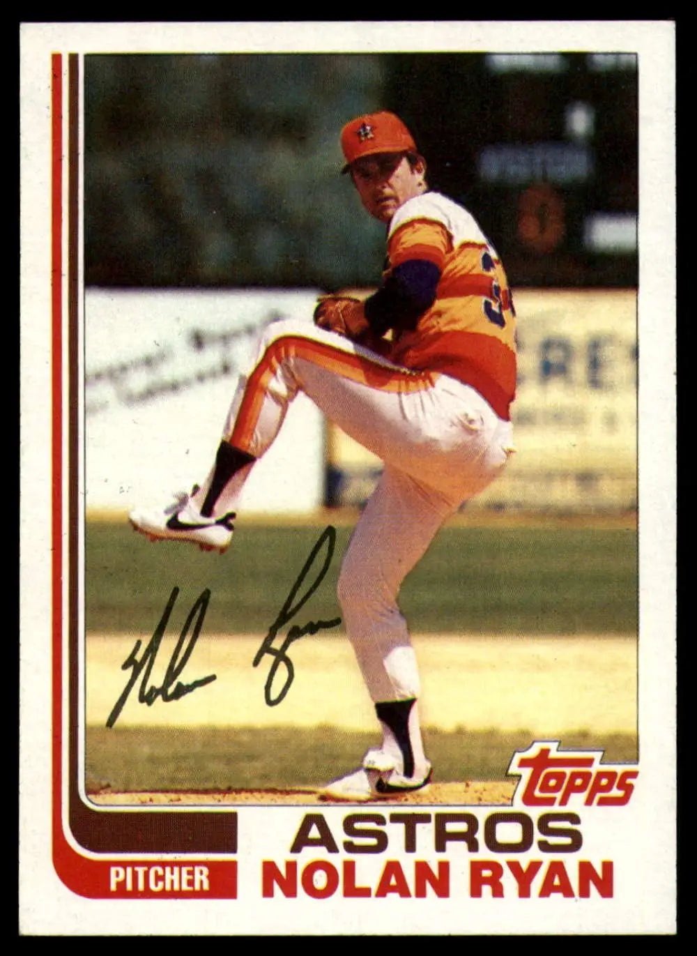1982 Topps #90 Nolan Ryan EX Excellent Houston Astros Baseball Card - Baseball Card Single