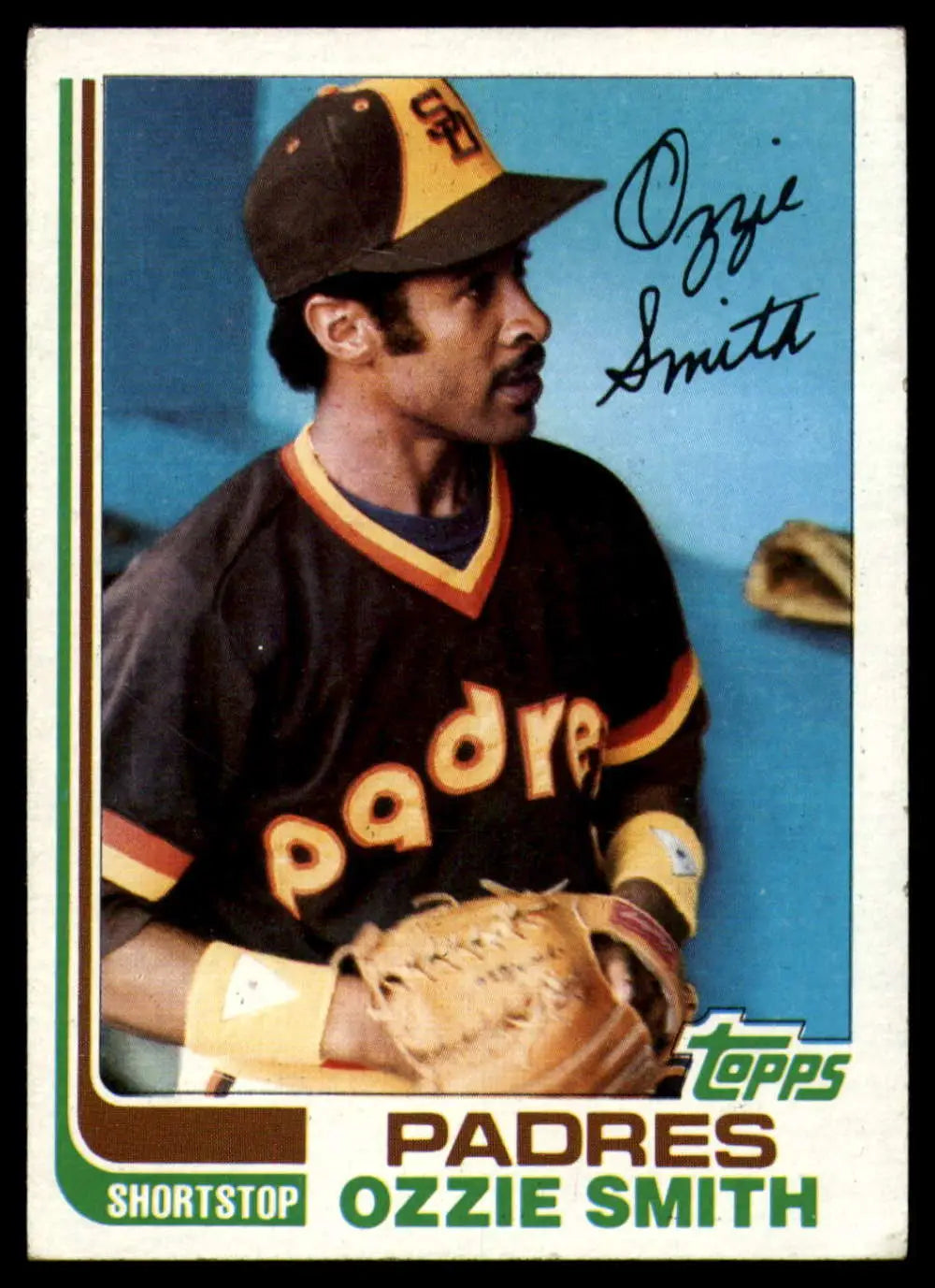 1982 Topps #95 Ozzie Smith EX Excellent San Diego Padres Baseball Card - Baseball Card Single
