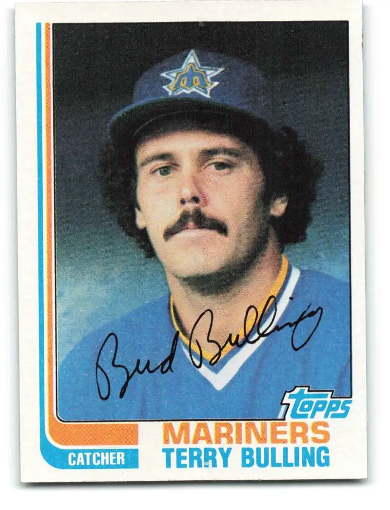 1982 Topps #98 Terry Bulling EX Excellent Seattle Mariners Baseball Card - Baseball Card Single