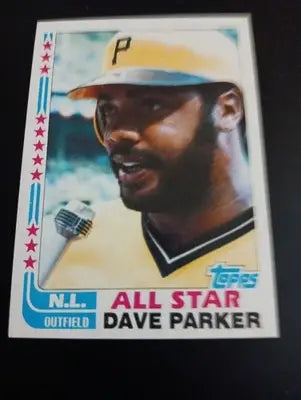 1982 Topps - All-Star Dave Parker #343. Pittsburgh Pirates. NRMT+