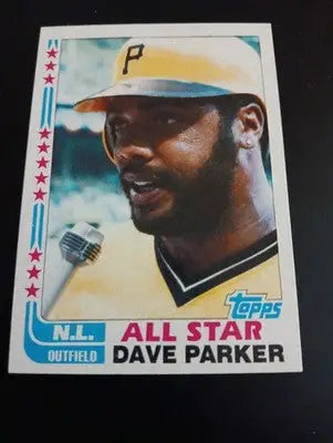 1982 Topps - All-Star Dave Parker #343. Pittsburgh Pirates. NRMT+