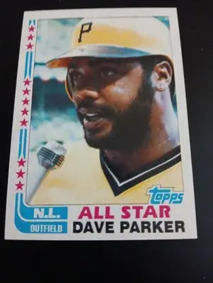 1982 Topps - All-Star Dave Parker #343. Pittsburgh Pirates. NRMT+