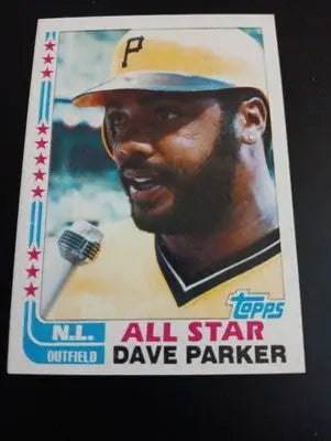 1982 Topps - All-Star Dave Parker #343. Pittsburgh Pirates. NRMT+