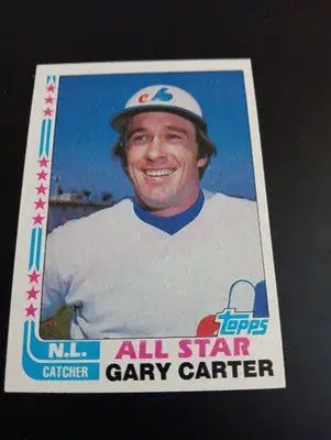 1982 Topps - All-Star Gary Carter #344. Montreal Expos. NRMT+
