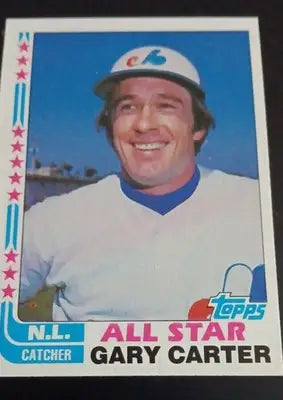 1982 Topps - All-Star Gary Carter #344. Montreal Expos. NRMT+