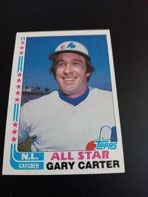 1982 Topps - All-Star Gary Carter #344. Montreal Expos. NRMT+
