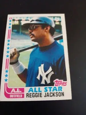 1982 Topps - All-Star Reggie Jackson #551. New York Yankees. NRMT+