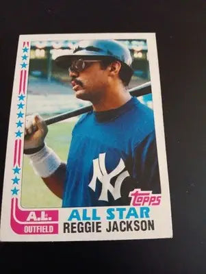 1982 Topps - All-Star Reggie Jackson #551. New York Yankees. NRMT+