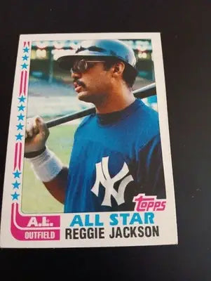 1982 Topps - All-Star Reggie Jackson #551. New York Yankees. NRMT+