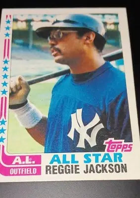 1982 Topps - All-Star Reggie Jackson #551. New York Yankees. NRMT+