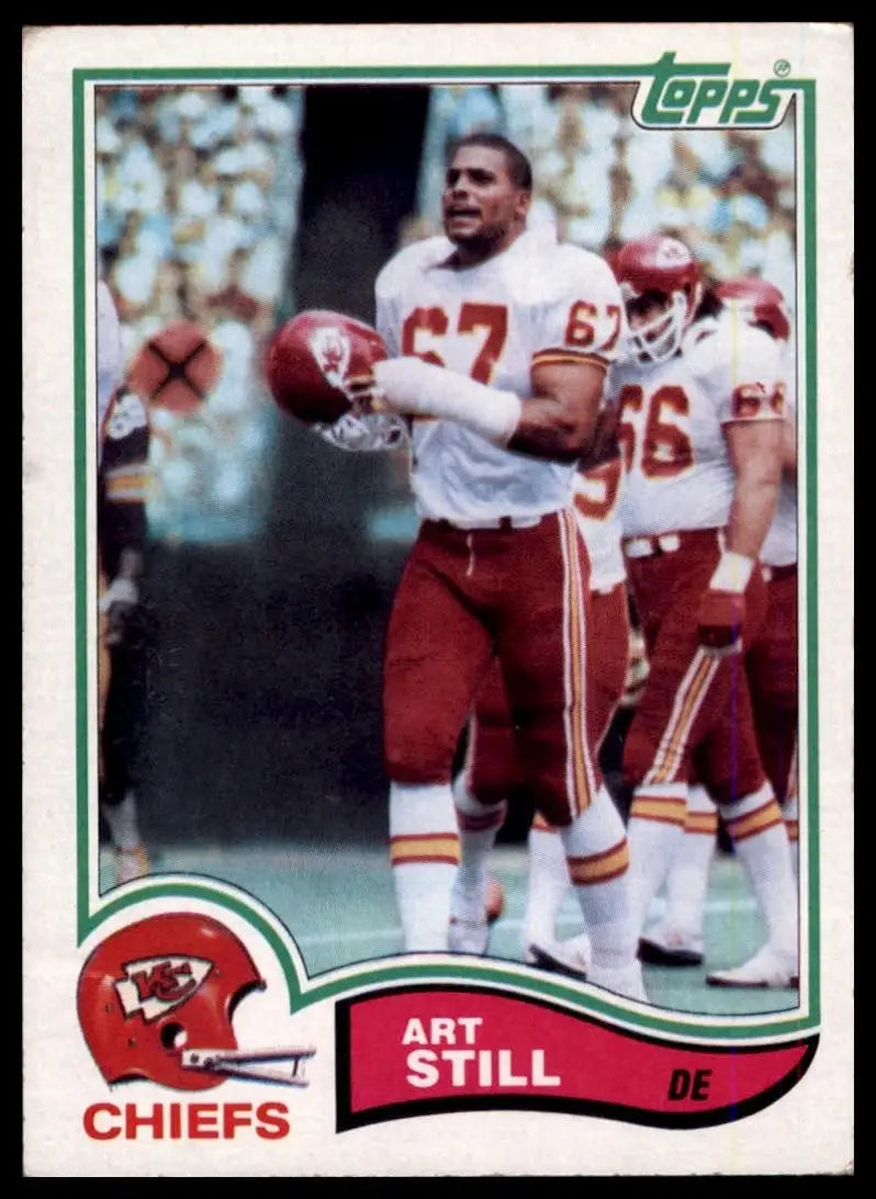1982 Topps Art Still #124 Kansas City Chiefs Football Card NFL Sports - Football Card Single