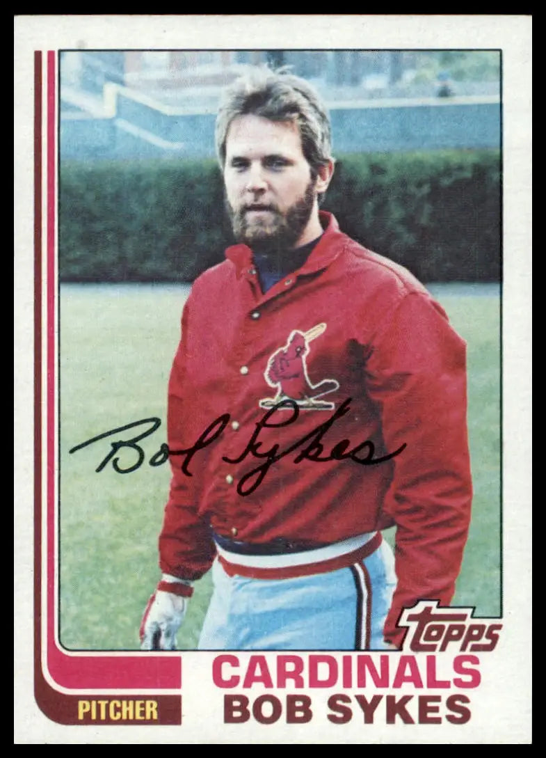 1982 Topps Bob Sykes 108 St. Louis Cardinals NM - Baseball Card Single
