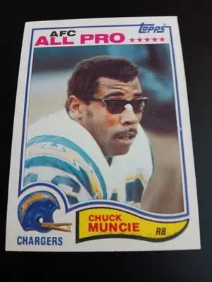 1982 Topps - Chuck Muncie #236. San Diego Chargers. NRMT+ - Football Card Single