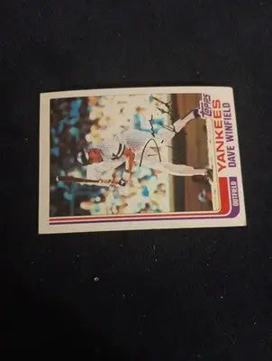 1982 Topps - Dave Winfield #600. NY Yankees. NRMT+ - Baseball Card Single