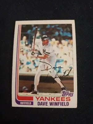 1982 Topps - Dave Winfield #600. NY Yankees. NRMT+ - Baseball Card Single