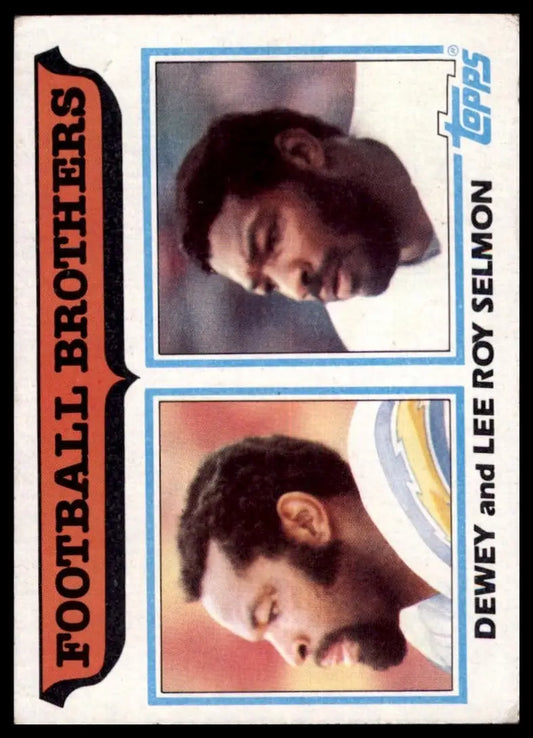 1982 Topps Dewey Lee Roy Selmon #270 Brothers Chargers Buccaneers Football Card - Football Card Single