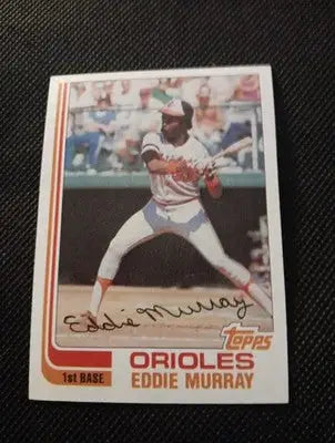 1982 Topps - Eddie Murray #390. Baltimore Orioles. EX - EX+ - Baseball Card Single