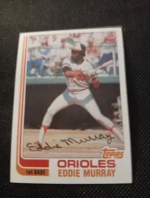 1982 Topps - Eddie Murray #390. Baltimore Orioles. EX - EX+ - Baseball Card Single