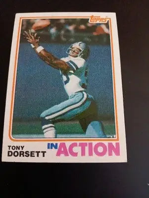 1982 Topps - In Action Tony Dorsett #312. Dallas Cowboys. NRMT+ - Football Card Single