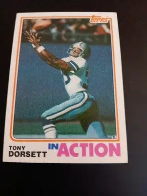 1982 Topps - In Action Tony Dorsett #312. Dallas Cowboys. NRMT+ - Football Card Single