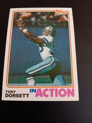 1982 Topps - In Action Tony Dorsett #312. Dallas Cowboys. NRMT+ - Football Card Single