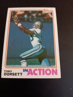 1982 Topps - In Action Tony Dorsett #312. Dallas Cowboys. NRMT+ - Football Card Single