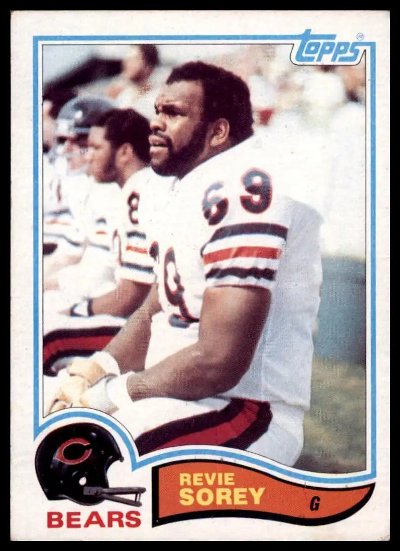 1982 Topps Revie Sorey #304 Chicago Bears Football Card NFL Sports