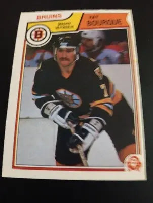 1983-84 O-Pee-Chee - Ray Bourque #45. Boston Bruins. EX+ - Hockey Card Single