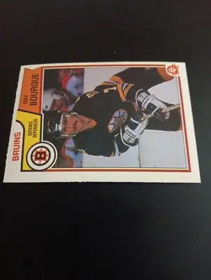 1983-84 O-Pee-Chee - Ray Bourque #45. Boston Bruins. EX+ - Hockey Card Single