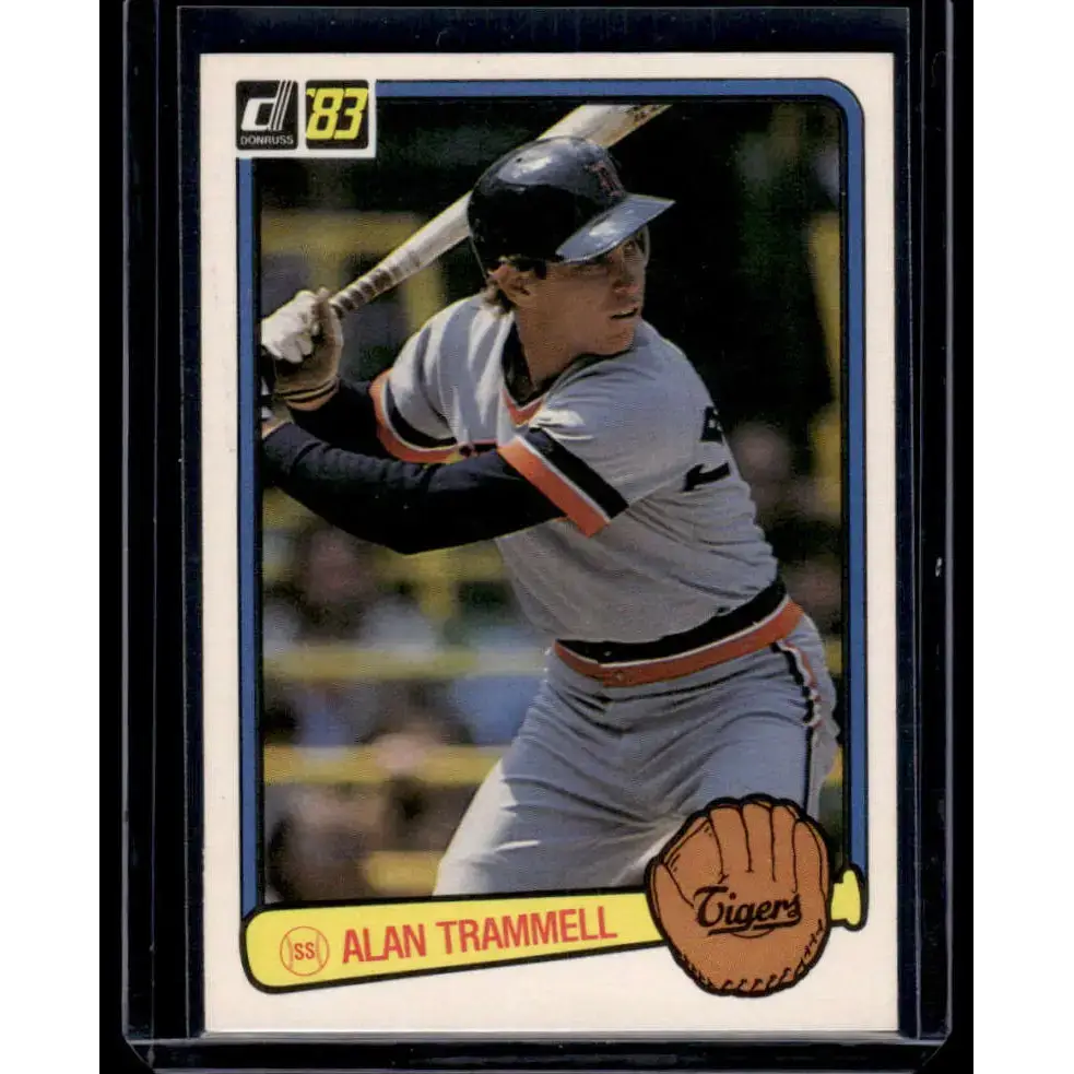 1983 Donruss #207 Alan Trammell VG Detroit Tigers Baseball Card - Baseball Card Single