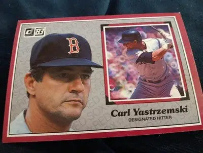1983 Donruss Action All Stars - Carl Yastrzemski #44. Red Sox. EX - Baseball Card Single