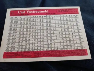 1983 Donruss Action All Stars - Carl Yastrzemski #44. Red Sox. EX - Baseball Card Single