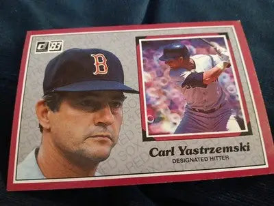 1983 Donruss Action All Stars - Carl Yastrzemski #44. Red Sox. EX - Baseball Card Single