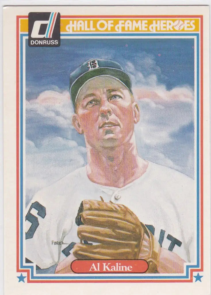1983 Donruss Hall Of Fame Heroes #18 Al Kaline Detroit Tigers - Baseball Card Single