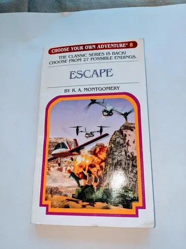 1983 Escape R.A. Montgomery Choose Your Own Adventure Book 8 - Other