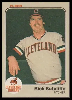 1983 Fleer #420 Rick Sutcliffe