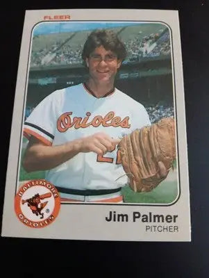 1983 Fleer - Jim Palmer #69. Baltimore Orioles. HOF. EX-NRMT - Baseball Card Single