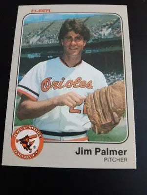 1983 Fleer - Jim Palmer #69. Baltimore Orioles. HOF. EX-NRMT - Baseball Card Single