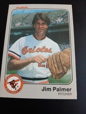 1983 Fleer - Jim Palmer #69. Baltimore Orioles. HOF. EX-NRMT - Baseball Card Single