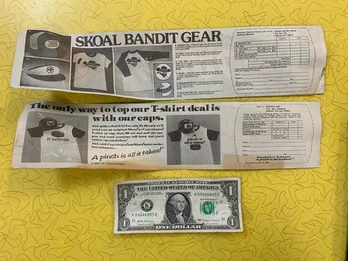1983 SKOAL Bandit & Copenhagen Satisfies Bumper Sticker Lot 2 Vintage