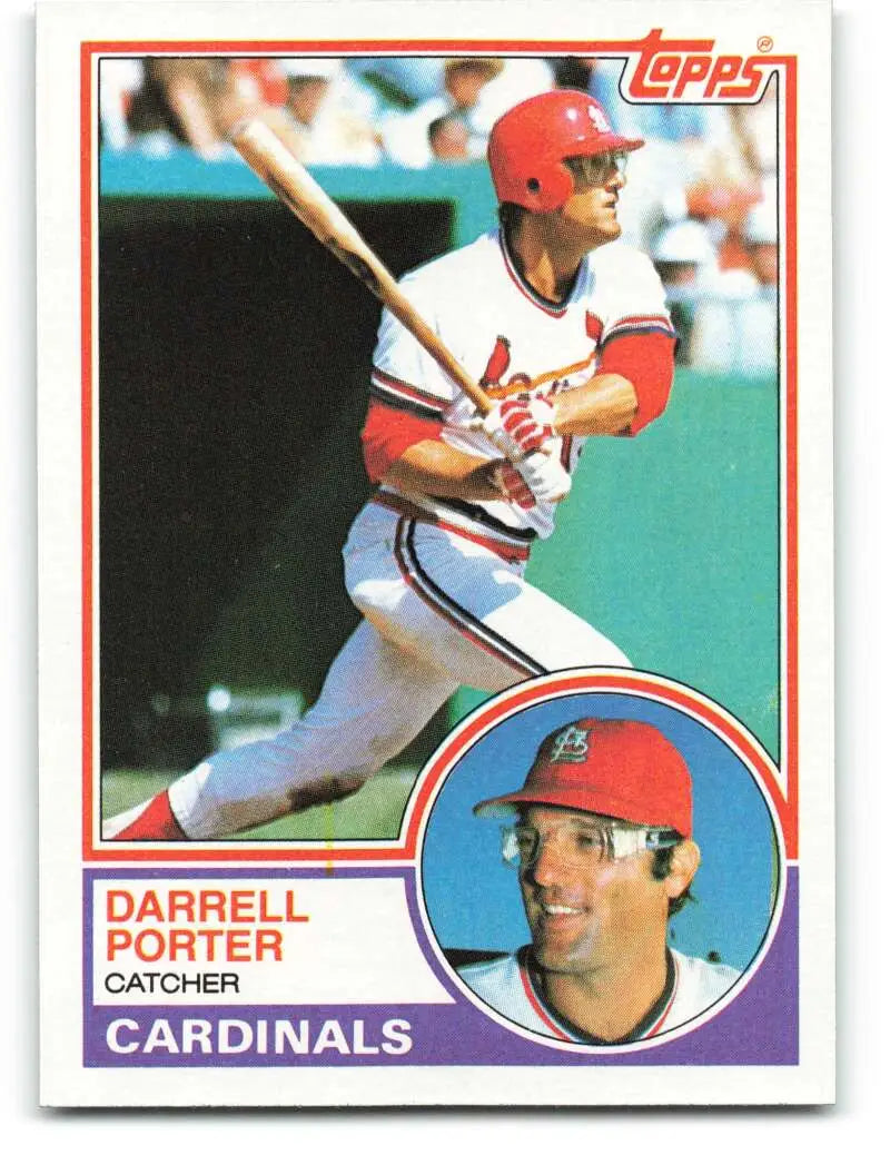 1983 Topps #103 Darrell Porter EX Excellent St. Louis Cardinals Baseball Card - Baseball Card Single