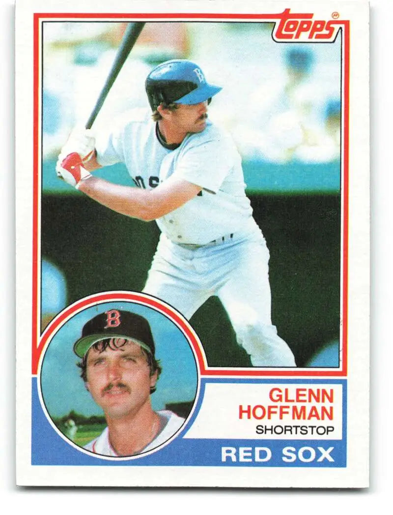 1983 Topps #108 Glenn Hoffman EX Excellent Boston Red Sox Baseball Card - Baseball Card Single