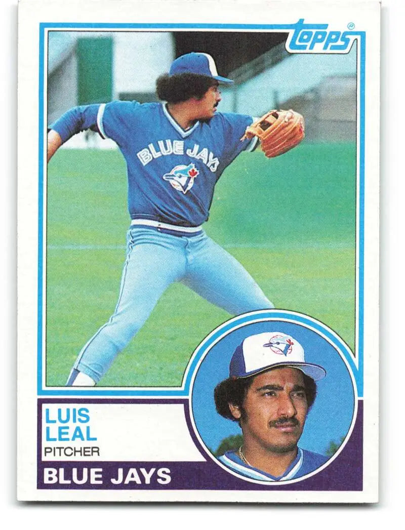 1983 Topps #109 Luis Leal EX Excellent Toronto Blue Jays Baseball Card - Baseball Card Single