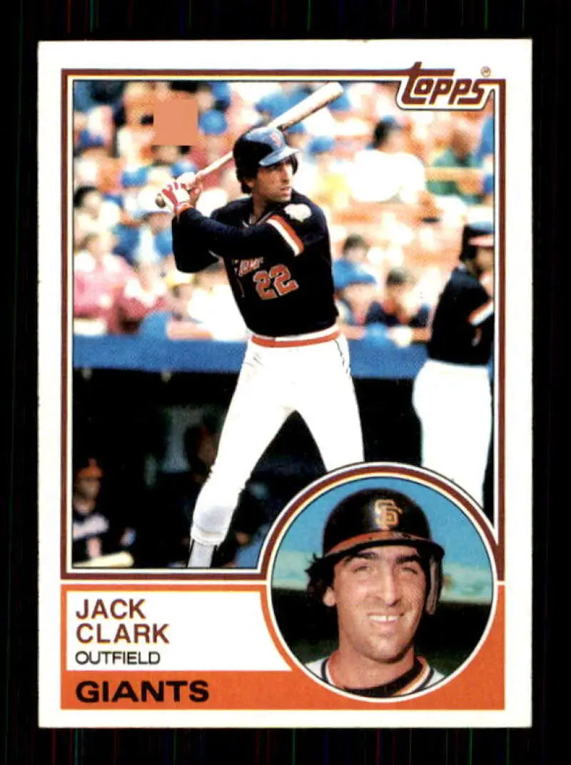 1983 Topps #115 Chili Davis EX Excellent San Francisco Giants Baseball Card - Baseball Card Single