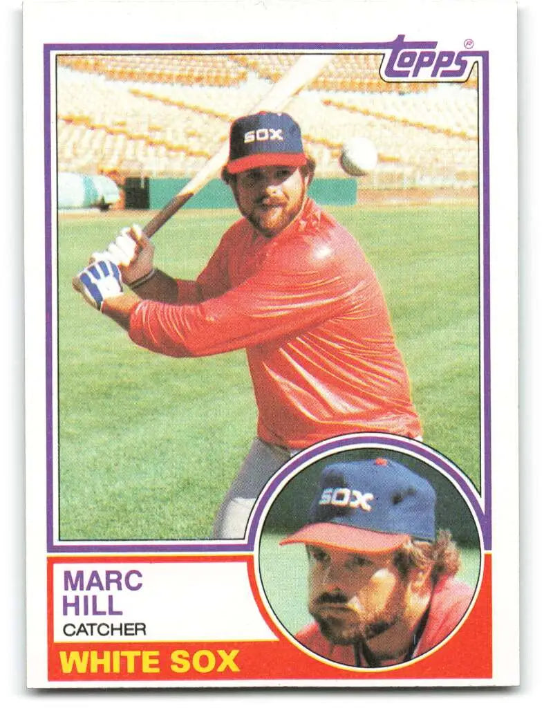 1983 Topps #124 Marc Hill EX Excellent Chicago White Sox Baseball Card - Baseball Card Single