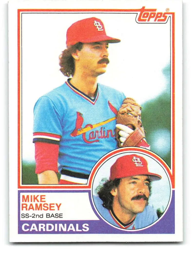 1983 Topps #128 Mike Ramsey EX Excellent St. Louis Cardinals Baseball Card - Baseball Card Single