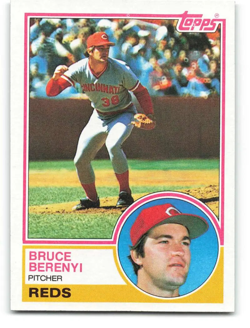 1983 Topps #139 Bruce Berenyi EX Excellent Cincinnati Reds Baseball Card - Baseball Card Single